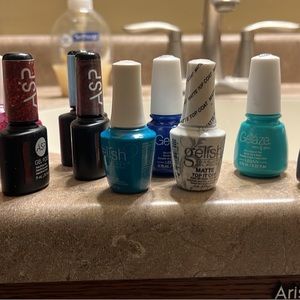41 bottles of gel polish. Most never used or opened